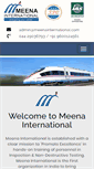 Mobile Screenshot of meenainternational.com